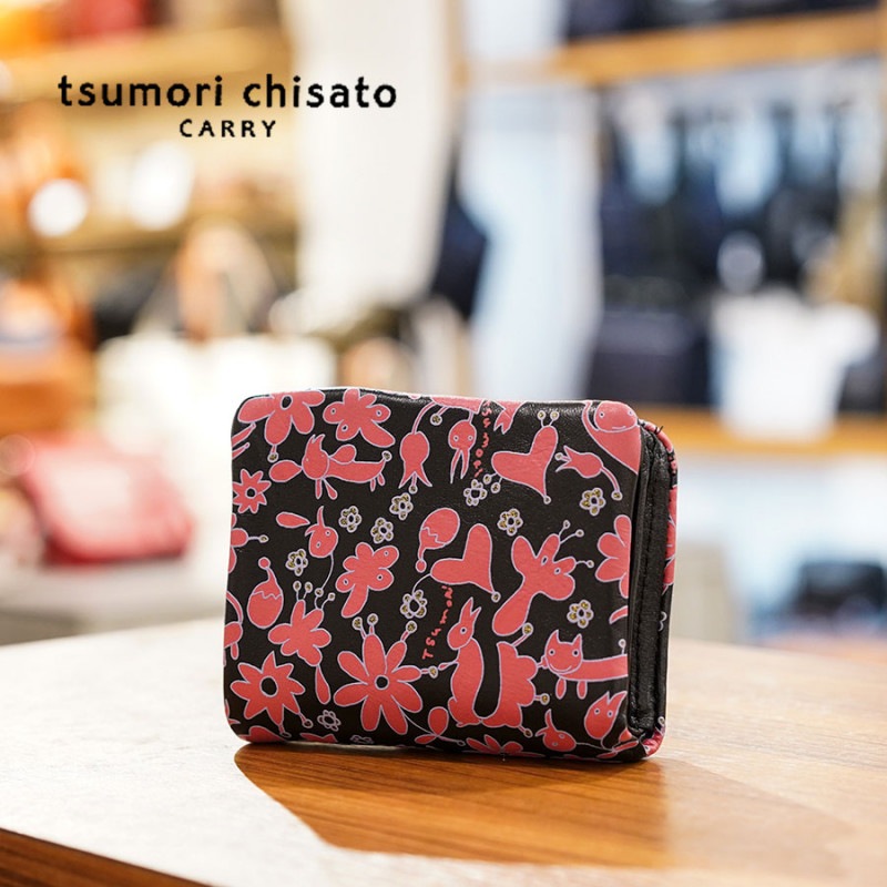 【選べるノベルティ付】tsumori chisato ツモリチサト フェアリー 2つ折財布 (カラー:ピンク) 57396