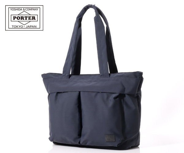 【超美品】PORTER　EFFECT　ポーチ L　ウッドランドネイビー　タグ付き ポーター レン ショルダーバッグ(L) 833-05189 833-25189