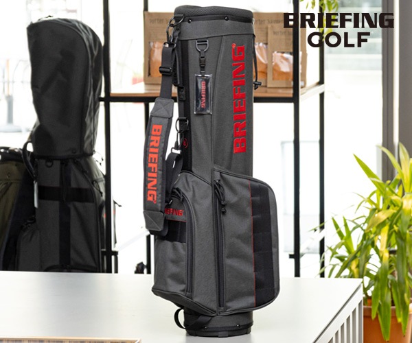 【選べるノベルティ付】 ブリーフィング BRIEFING ゴルフ/キャディバッグ SUNDAY BAG VORTEX(カラー:スティール)BRG211G08