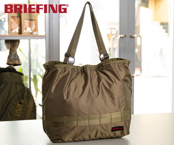 【選べるノベルティ付】ブリーフィング BRIEFING 2WAYトートバッグ 2WAY TOTE SL PACKABLE(カラー:オリーブ)BRA211T09