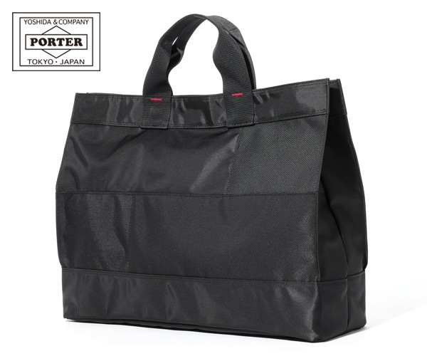 PORTER トートバッグ 黒　内部オレンジ色 FORCE(フォース) 2WAY TOTE BAG | 吉田カバンホームページ