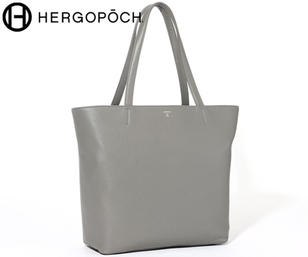 【選べるノベルティ付】エルゴポック HERGOPOCH トートバッグ(カラー:グレー)TC-UT