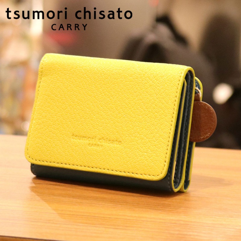 【選べるノベルティ付】 tsumori chisato ツモリチサト フレンチゴート ミニ財布 (カラー:イエロー) 57590