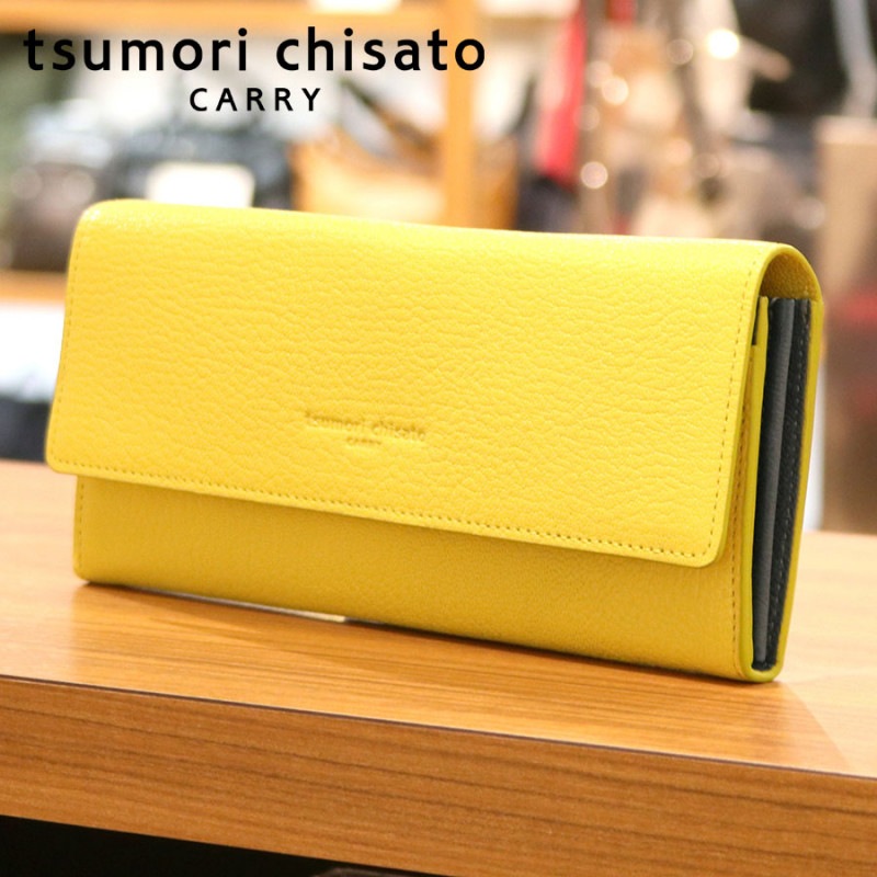 【選べるノベルティ付】 tsumori chisato ツモリチサト フレンチゴート 長財布 (カラー:イエロー) 57592