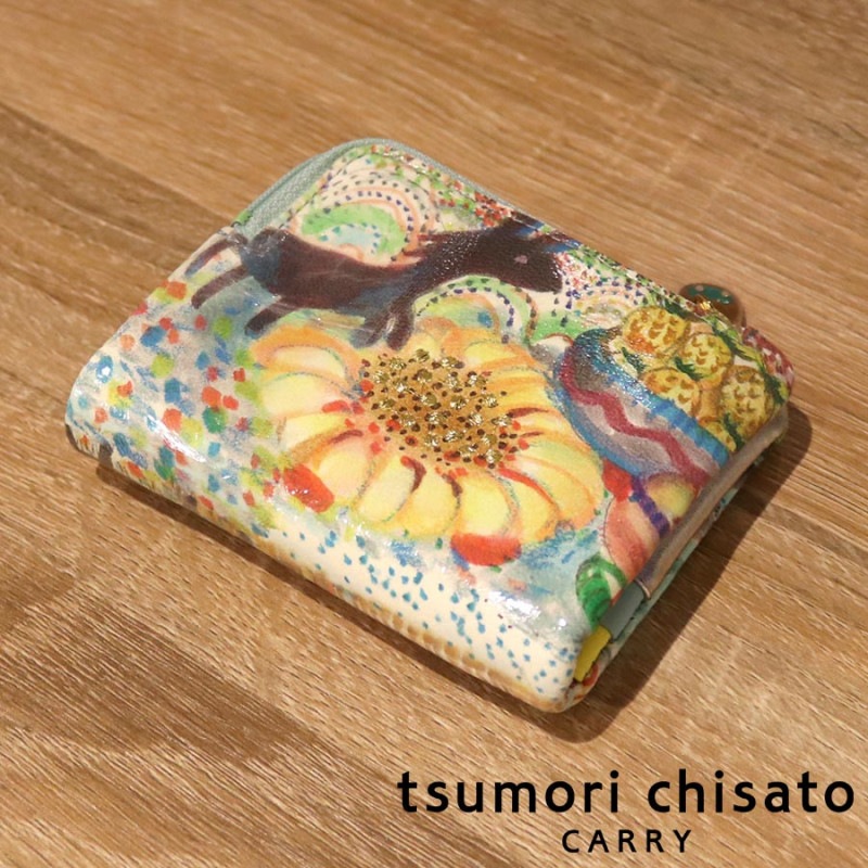 【選べるノベルティ付】 tsumori chisato ツモリチサト フルーツマーケット 折財布 (カラー:イエロー) 057601