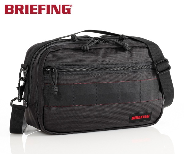 【選べるノベルティ付】ブリーフィング BRIEFING ショルダーバッグ JET TRIP VIPER(カラー:ブラック) BRA201L19