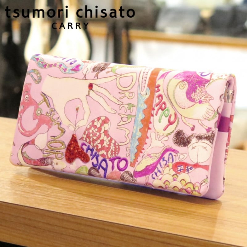 【選べるノベルティ付】 tsumori chisato ツモリチサト ハッピースタッフ 長財布 (カラー:ラベンダー) 57527