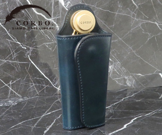 【限定生産】コルボ CORBO シェルコードバン ナチュラル キーケース 選べるノベルティ付】コルボ CORBO スレート コードバン キー