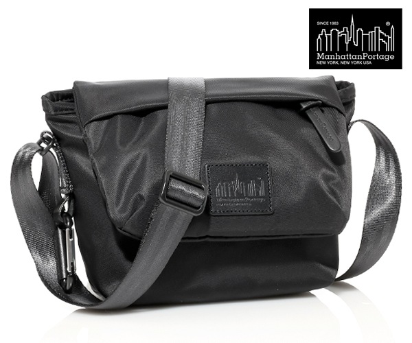 【選べるノベルティ付】 Manhattan Portage BLACK LABEL マンハッタンポーテージ ブラックレーベル メッセンジャーバッグ (カラー:ブラック) MP2600TWLBL-TB