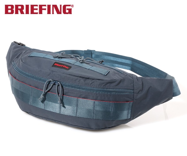 【選べるノベルティ付】ブリーフィング BRIEFING ウエストバッグ MASTER POD MW (カラー:ネイビー) BRA221L17