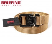 �����٤�Υ٥�ƥ��ա� �֥꡼�ե��� BRIEFING ���֥�Хå���٥�� COBRA��R�� buckle belt �ʥ��顼�����衼�ơ� BRA221G04