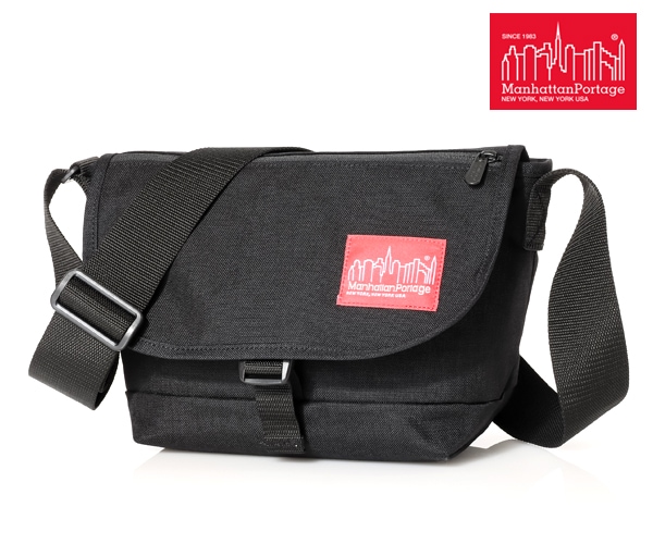 【選べるノベルティ付】 Manhattan Portage マンハッタンポーテージ メッセンジャーバッグ (カラー:ブラック) MP1605JRFZP