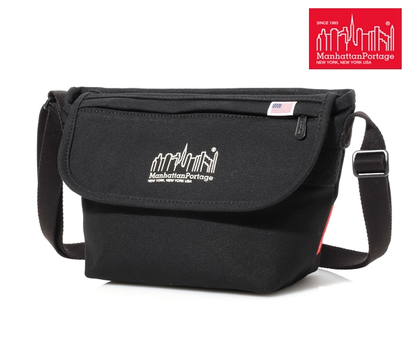 【選べるノベルティ付】Manhattan Portage マンハッタンポーテージ メッセンジャーバッグ (カラー:ブラック) MP1603CNVS
