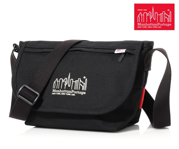 【選べるノベルティ付】Manhattan Portage マンハッタンポーテージ メッセンジャーバッグ (カラー:ブラック) MP1605JRCNVS