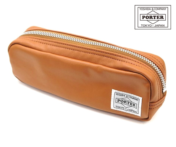 【極美品】ポーター　フリースタイル　ペンケース　キャメル 極美品】ポーター/porter/ペンケース/キャメル/フリースタイル