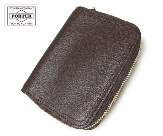 ポーター ダブル ウォレット 129-03736／オレンジ PORTER 吉田カバン 二つ折り財布 DOUBLE レザー ギフト プレゼント ブランド