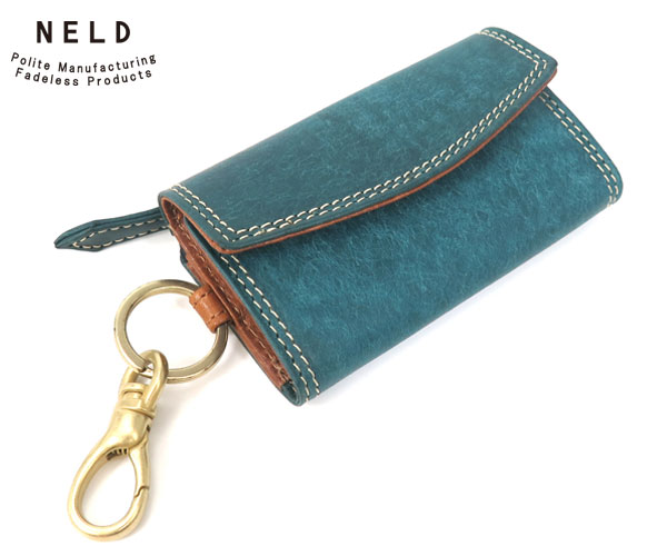 Neld ネルド neld キーケース ネルド NELD キーケース メンズ レディース スマートキー 革 ブランド 本革 ラクダ革 小銭入れ コンパクト 軽量 軽い 小さめ おしゃれ スマートキーケース 2つ 鍵 鍵入れ ファスナー ベジタブルタンニン RAKUDA ラクダ AN277 ブラック ギャレリア Bag Luggage JAL