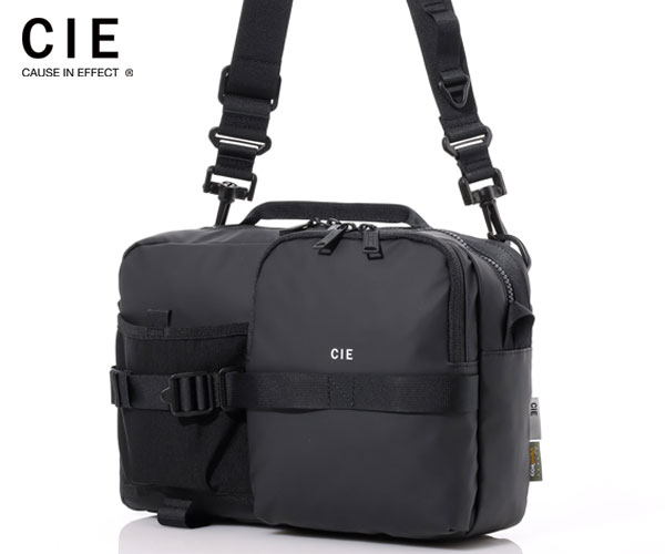 選べるノベルティ付】 CIE シー グリッド3 ボトルショルダーバッグ L