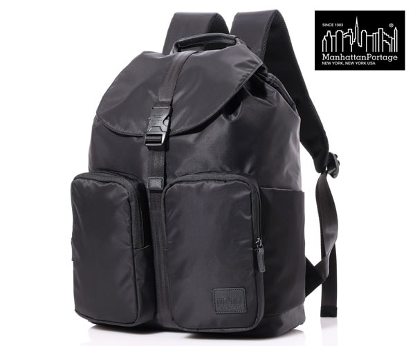 �����٤�Υ٥�ƥ��ա� Manhattan Portage BLACK LABEL �ޥ�ϥå���ݡ��ơ��� �֥�å��졼�٥� �Хå��ѥå� �ʥ��顼���֥�å��� MP1286TWLBL