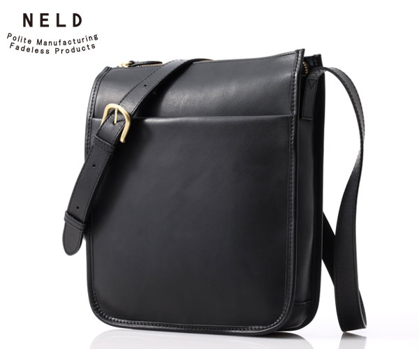 選べるノベルティ付】 NELD ネルド スムース ショルダーバッグ L 
