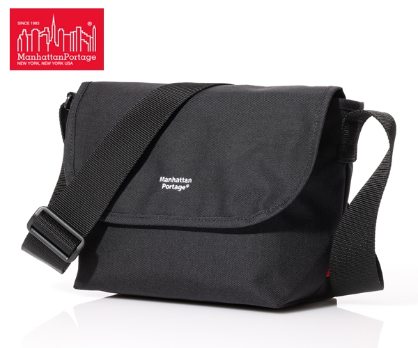 【限定ナイロントートプレゼント】【選べるノベルティ付】 Manhattan Portage マンハッタンポーテージ メッセンジャーバッグ (カラー:ブラック) MP1605JRBPDMGNT