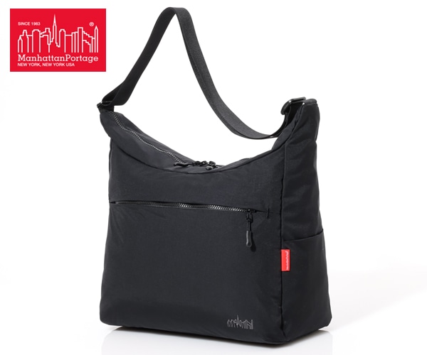 【選べるノベルティ付】 Manhattan Portage マンハッタンポーテージ Quill ショルダーバッグ (カラー:ブラック) MP6041LGTS