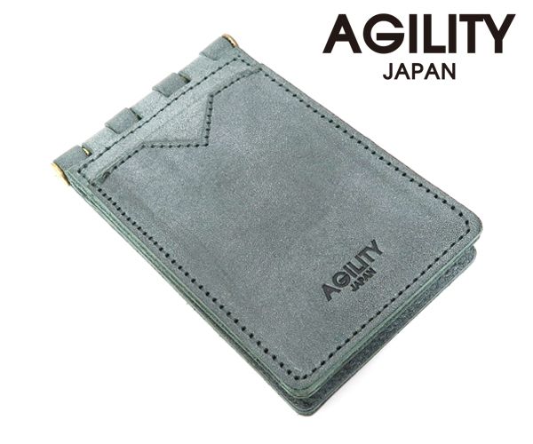【選べるノベルティ付】 AGILITY アジリティ ロロマ コンビネII バタフライ式パスケース (カラー:グリーン) 0226