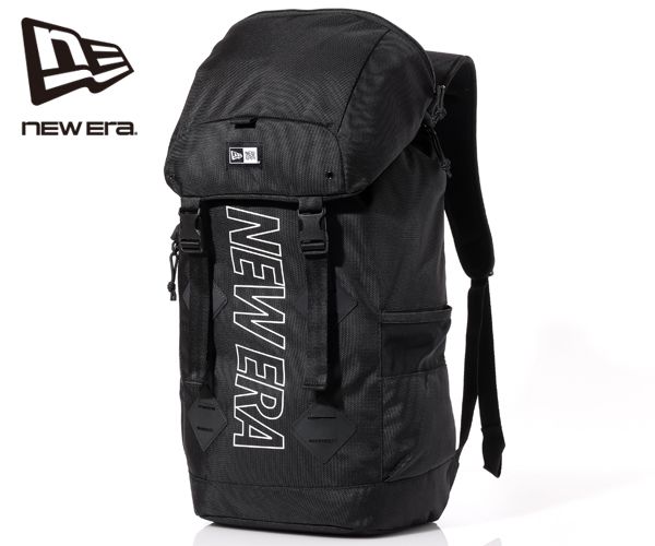 【選べるノベルティ付】 NEW ERA ニューエラ ラックサック 35L アウトライン ブラック×ホワイト (カラー:ブラック) 14521323