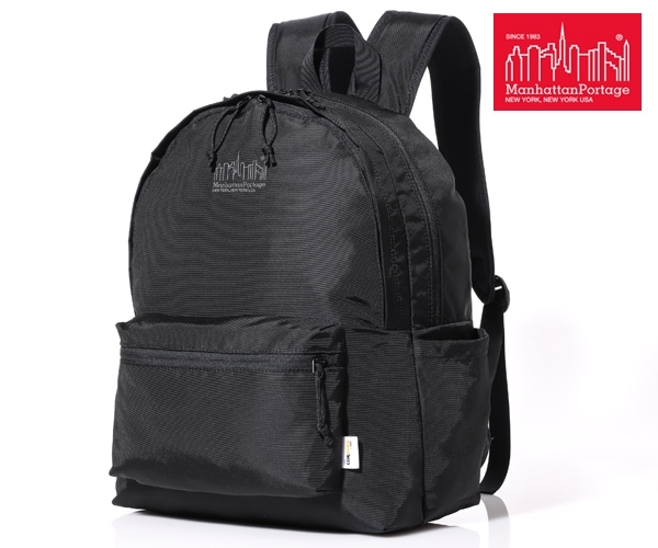 【選べるノベルティ付】 Manhattan Portage マンハッタンポーテージ バックパック (カラー:ブラック) MP2285JRCD420DECO
