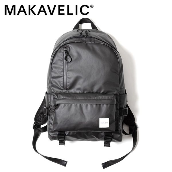 【選べるノベルティ付】 MAKAVELIC マキャベリック FUNDAMENTAL DAYPACK Ripstop Mix デイパック (カラー:ブラック) 3125-10102