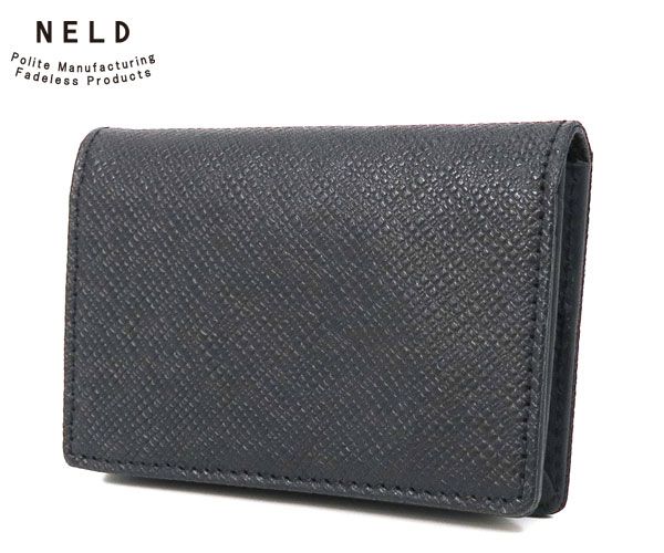 【選べるノベルティ付】 NELD ネルド カク 名刺入れ (カラー:ブラック) AN300