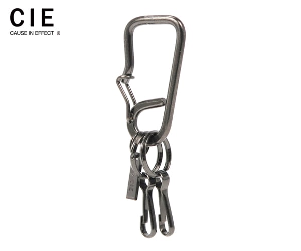 CIE シー ブラス キーフォブ カラビナタイプ （カラー：ブラック