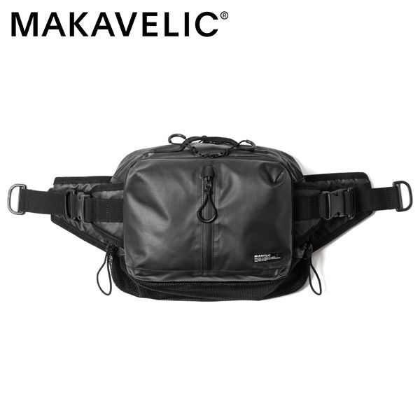 �����٤�Υ٥�ƥ��ա� MAKAVELIC �ޥ���٥�å� RICO Unit 2Way Waist Bag 2WAY�������ȥХå� �ʥ��顼���֥�å��� 3125-10303