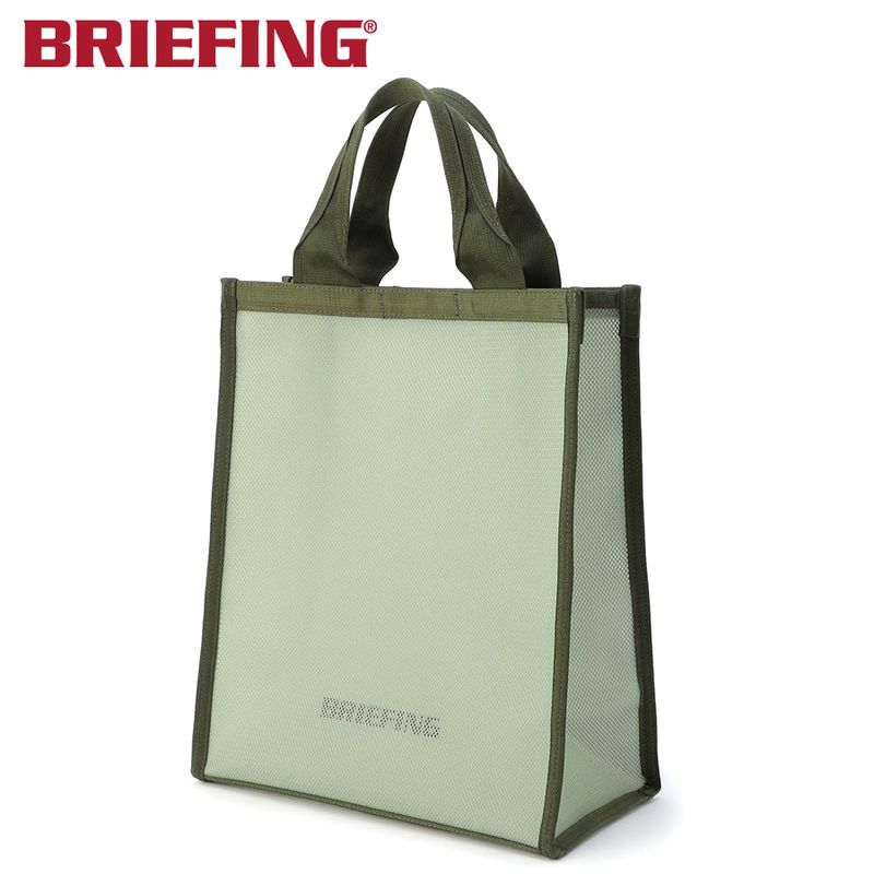 【選べるノベルティ付】 ブリーフィング BRIEFING スクエアトート SQUARE TALL TOTE (カラー:オリーブ) BRA251T19