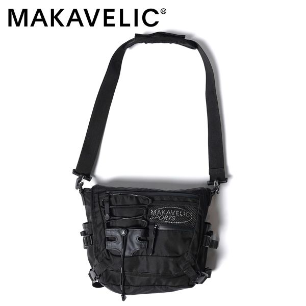 �����٤�Υ٥�ƥ��ա� MAKAVELIC �ޥ���٥�å� SQUAD Supply Shoulder Bag ���������Хå� �ʥ��顼���֥�å��� 3125-10511