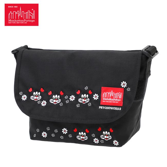 【選べるノベルティ付】 Manhattan Portage マンハッタンポーテージ KOUSUKE SHIMIZU メッセンジャーバッグ (カラー:ブラック) MP1605JRKOSK