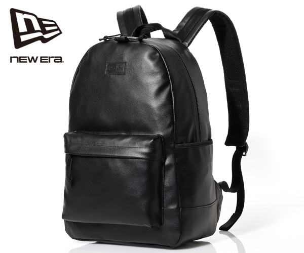【選べるノベルティ付】 NEW ERA ニューエラ ライトパック 27L シンセティックレザー (カラー:ブラック) 14655353