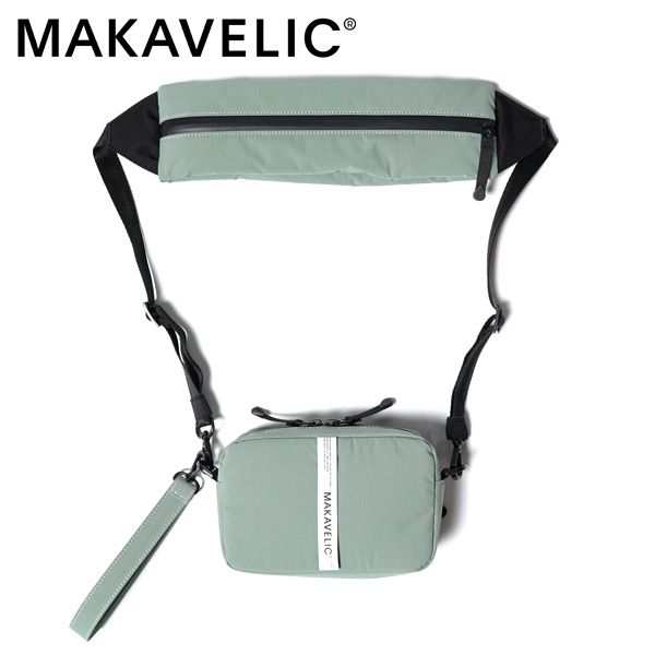 【選べるノベルティ付】 MAKAVELIC マキャベリック ZEPHYR CORE 2WAY SHOULDER BAG 2WAYショルダーバッグ (カラー:カーキ) 3125-10518