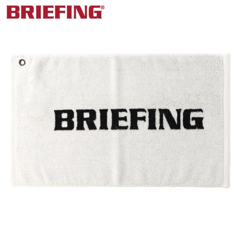 �֥꡼�ե��� BRIEFING �����ե����������� �ҥݥݥ��ޥ� LOGO FACE TOWEL BY HIPPOPOTAMUS �ʥ��顼���ۥ磻�ȡ� BRG241A16