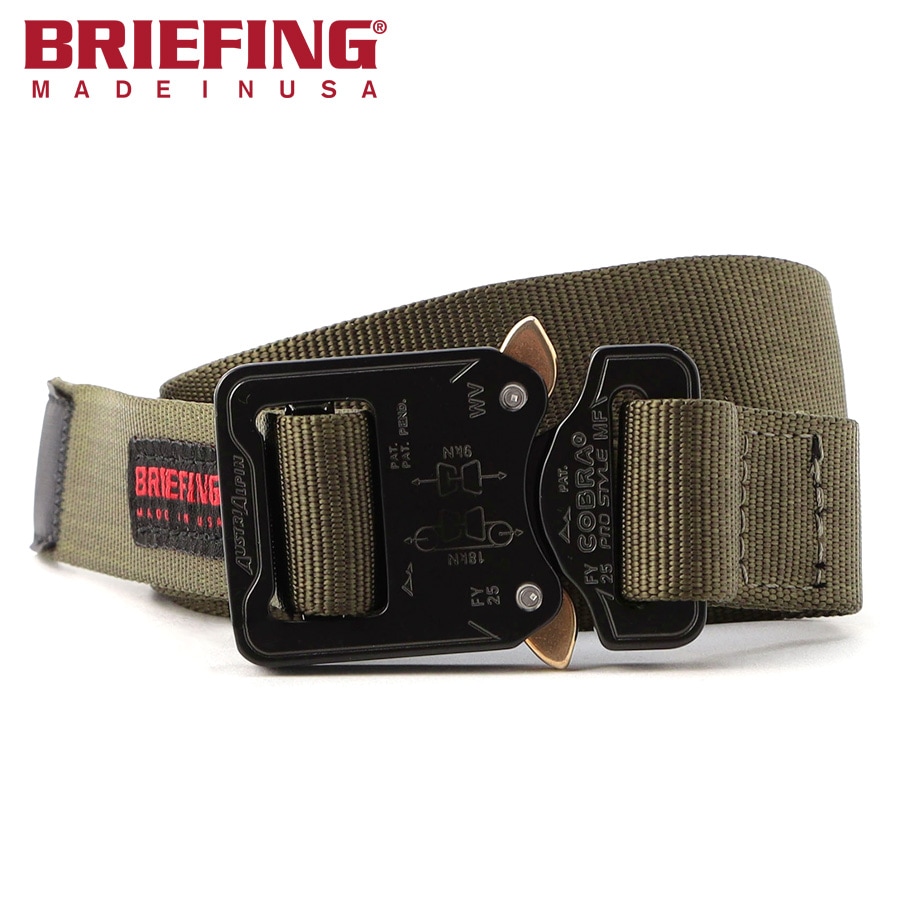 ⓂBRIEFING GOLFブリーフィングゴルフコブラバックルベルト 選べるノベルティ付】 ブリーフィング BRIEFING コブラバックルベルト