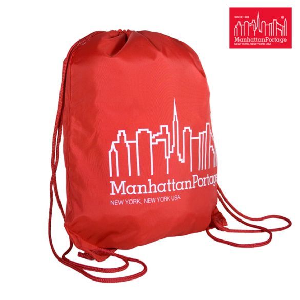 Manhattan Portage �ޥ�ϥå���ݡ��ơ��� �ɥ������ȥ�󥰥Хå��ѥå� �ʥ��顼�� ��åɡ� DRAWSTRINGBAG