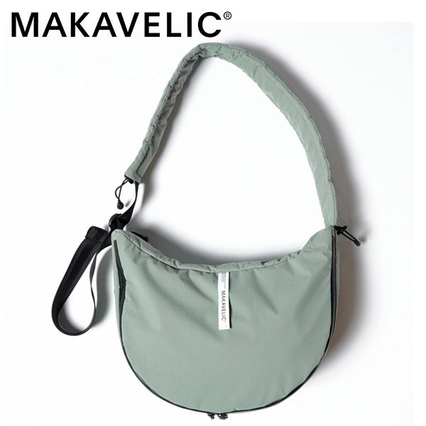 【選べるノベルティ付】 MAKAVELIC マキャベリック ZEPHYR LA LUNE SHOULDER BAG ショルダーバッグ (カラー:カーキ) 3125-10515