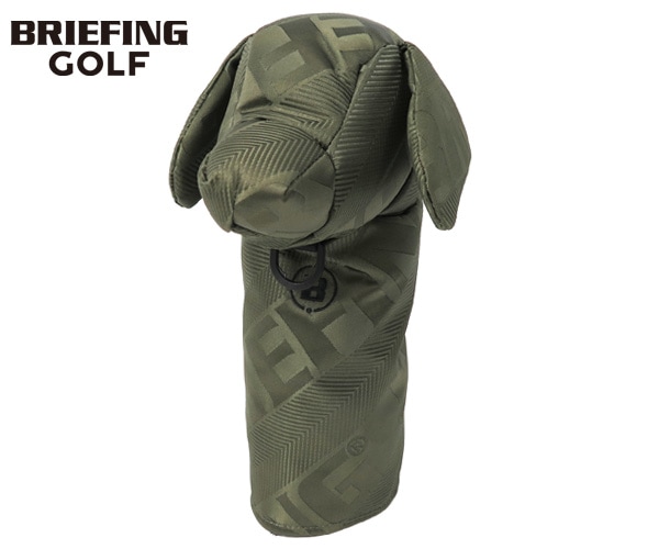 【選べるノベルティ付】 ブリーフィング BRIEFING ドギーフェアウェイウッドカバー DOGGY FAIRWAY WOOD COVER LIMONTA JQ (カラー:オリーブ) BRG253G51