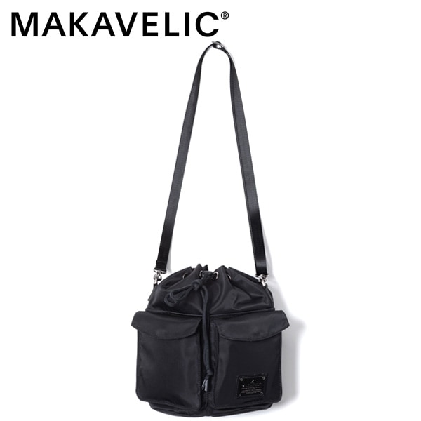 �����٤�Υ٥�ƥ��ա� MAKAVELIC �ޥ���٥�å� SIERRA DOUBLE POCKET SHOULDER POUCH ���������ݡ��� �ʥ��顼���֥�å��� 3126-10501