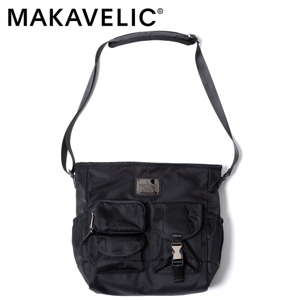 �����٤�Υ٥�ƥ��ա� MAKAVELIC �ޥ���٥�å� SIERRA CARGO MULTI POCKET SHOULDER BAG ���������Хå� �ʥ��顼���֥�å��� 3126-10504