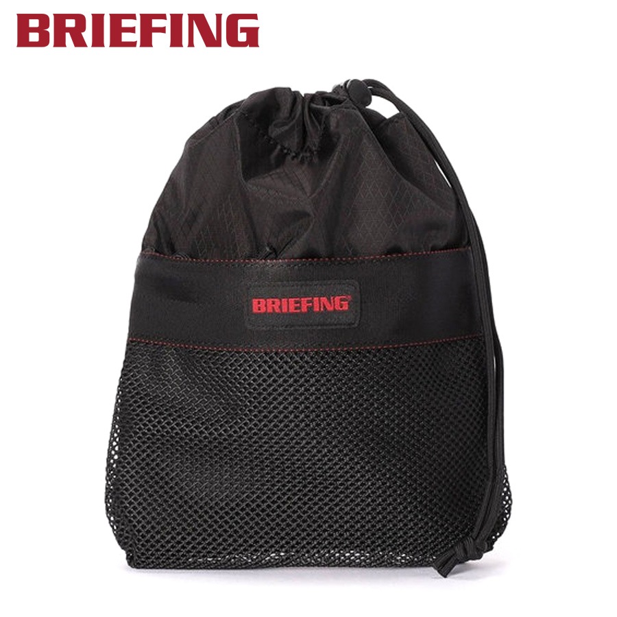 ブリーフィング BRIEFING メッシュドローストリングポーチ S MESH