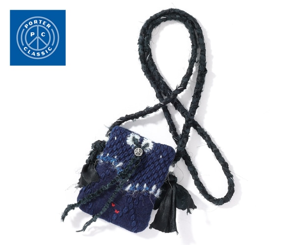 �����٤�Υ٥�ƥ��ա� �ݡ��������饷�å� ����ɡ� OMAMORI POUCH W / SILK & SILVER S �ݡ��� S �ʥ��顼���֥롼�� PORTER CLASSIC 001-4018