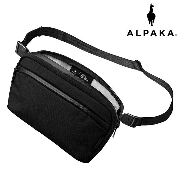 �����٤�Υ٥�ƥ��ա� ALPAKA ����ѥ� FLIGHT SLING MINI 1L ����󥰥Хå� �ʥ��顼���֥�å��� 4200