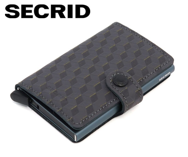 選べるノベルティ付 SECRID セクリッド ミニウォレット OPTICAL カラー グレー イエロー Mop ブランドその他,SECRID 吉田カバン ポーター 正規取扱店 COOLCAT