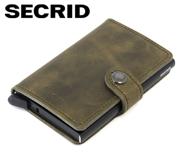 選べるノベルティ付】 SECRID セクリッド ミニウォレット VINTAGE